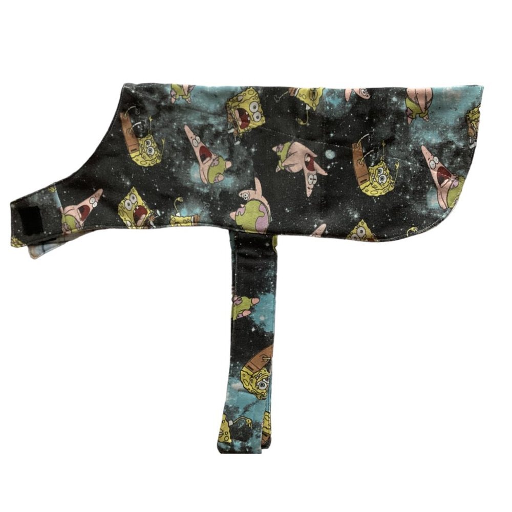 Handmade Pet Jacket Dog Coat Clothing Clothes Accessories SpongeBob Winter